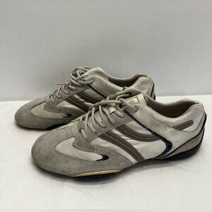 Hugo Boss Beige and Gray Sneakers